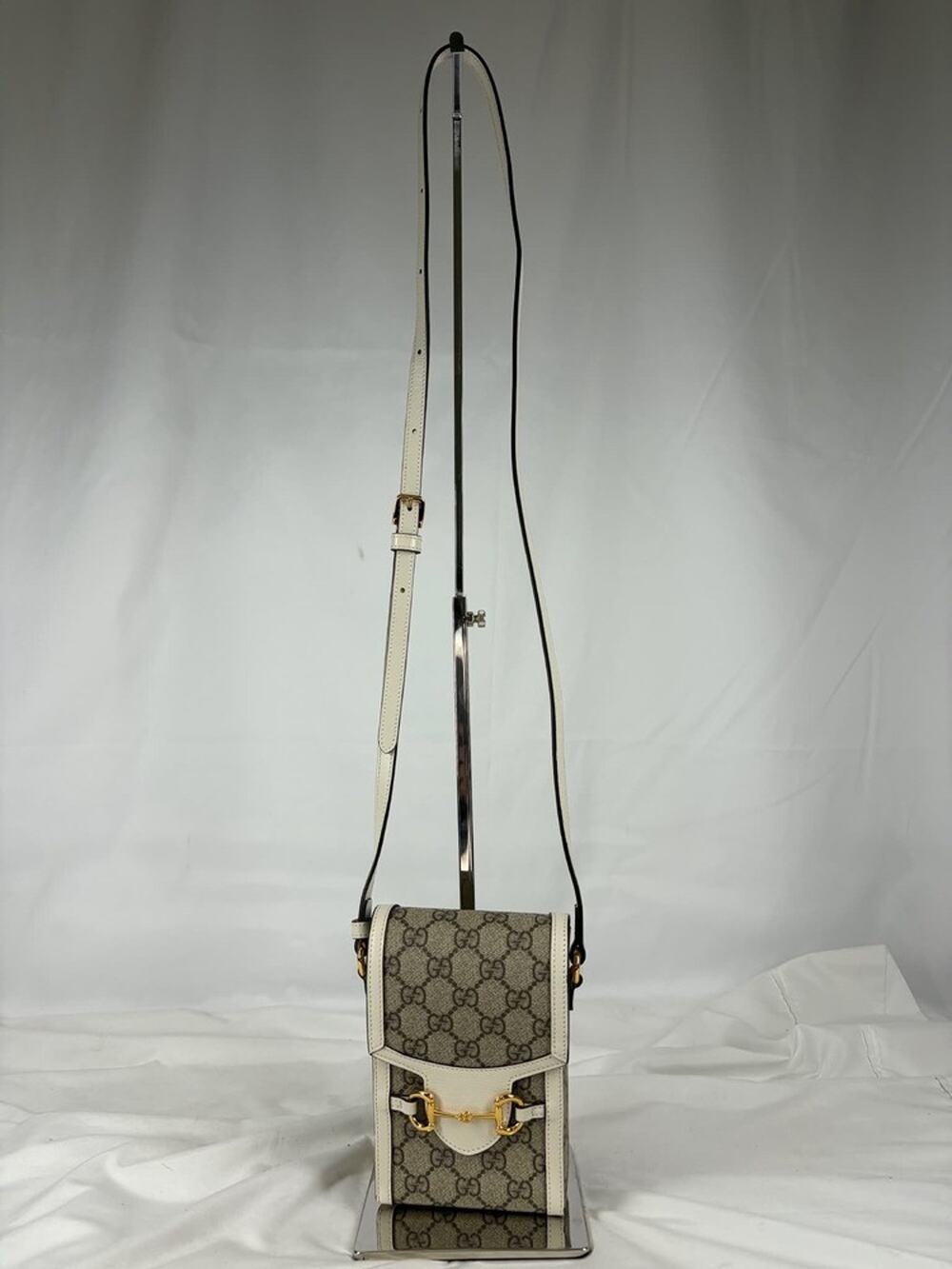 Gucci GG Supreme Horsebit 1955 Mini Vertical Bag SPB-EB-367461